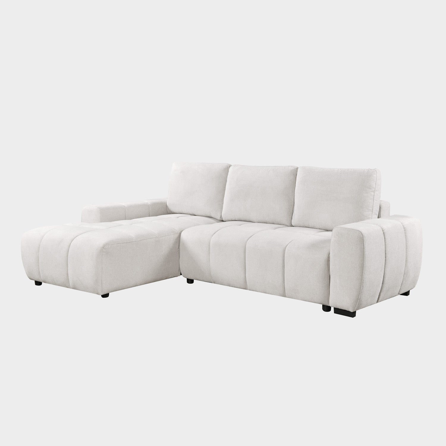 Lora Sofa Bed Stone Left Hand Facing Corner