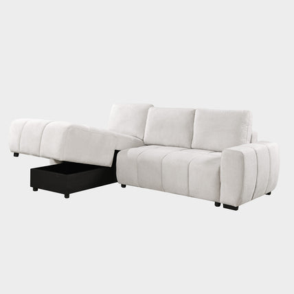 Lora Sofa Bed Stone Left Hand Facing Corner