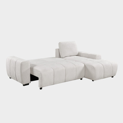 Lora Sofa Bed Stone Right Hand Facing Corner