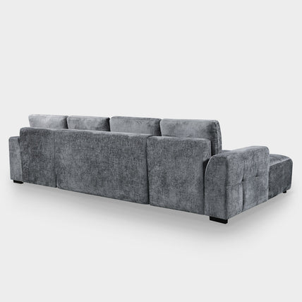 Lora Sofa Bed U Shape Corner Graphite