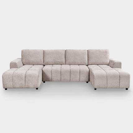 Lora Sofa Bed U Shape Corner Mushroom