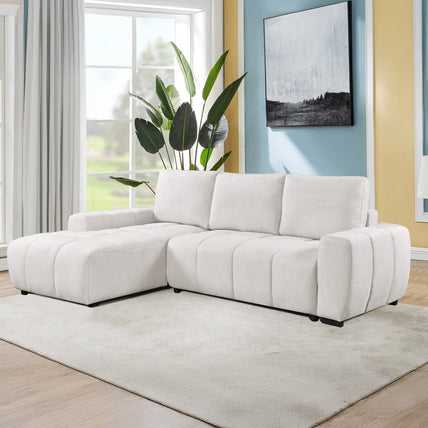 Lora Sofa Bed Stone Left Hand Facing Corner