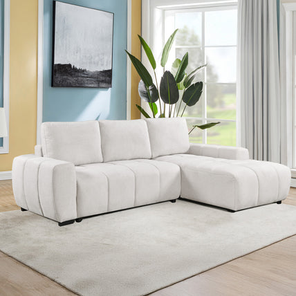 Lora Sofa Bed Stone Right Hand Facing Corner