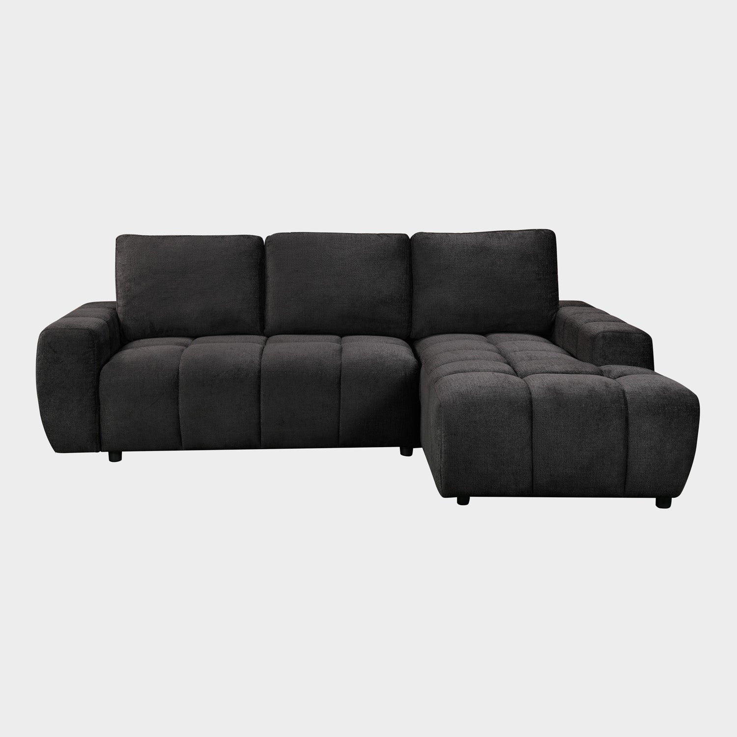 Lora Sofa Bed Black Right Hand Facing Corner
