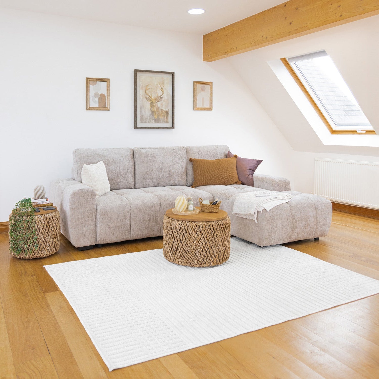 Lora Sofa Bed Mushroom Right Hand Facing Corner