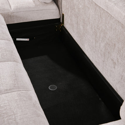 Lora Sofa Bed U Shape Corner Beige