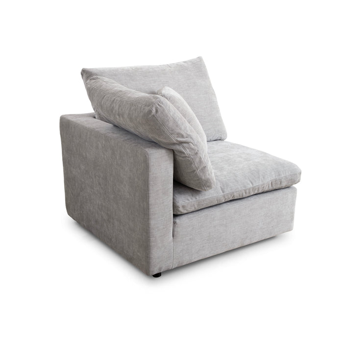 Lotus Feather Sofa Grey Modular Corner