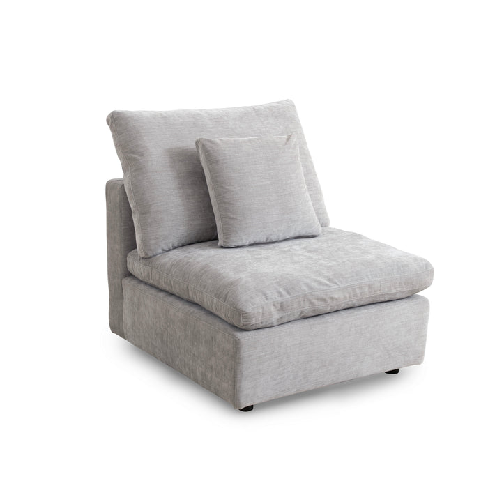 Lotus Feather Sofa Grey Modular Corner