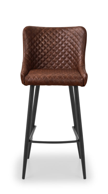 Lumin Bar Stool Grey/Brown