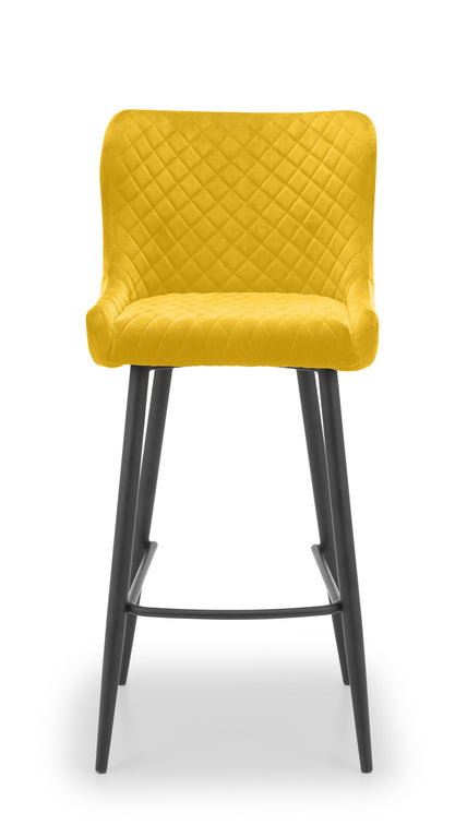 Lumin Bar Stool Mustard/Black