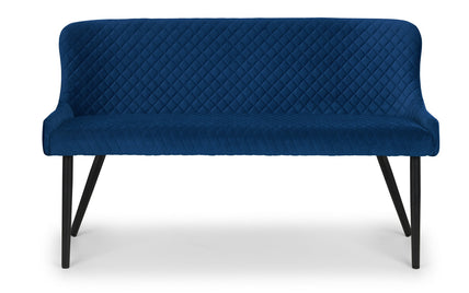 Lumin High Back Bench Blue/Black