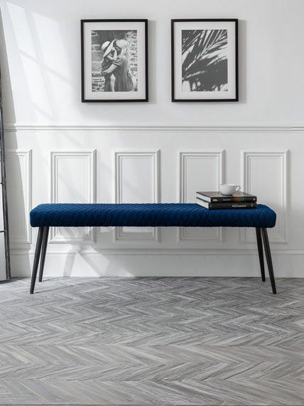 Lumin Low Bench Blue/Black