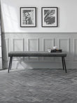 Lumin Low Bench Grey/Black