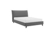 Luna Pillow Bed Frame Double Grey Boucle