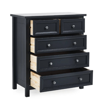 Marisol 3 + 2 Drawer Chest Anthracite