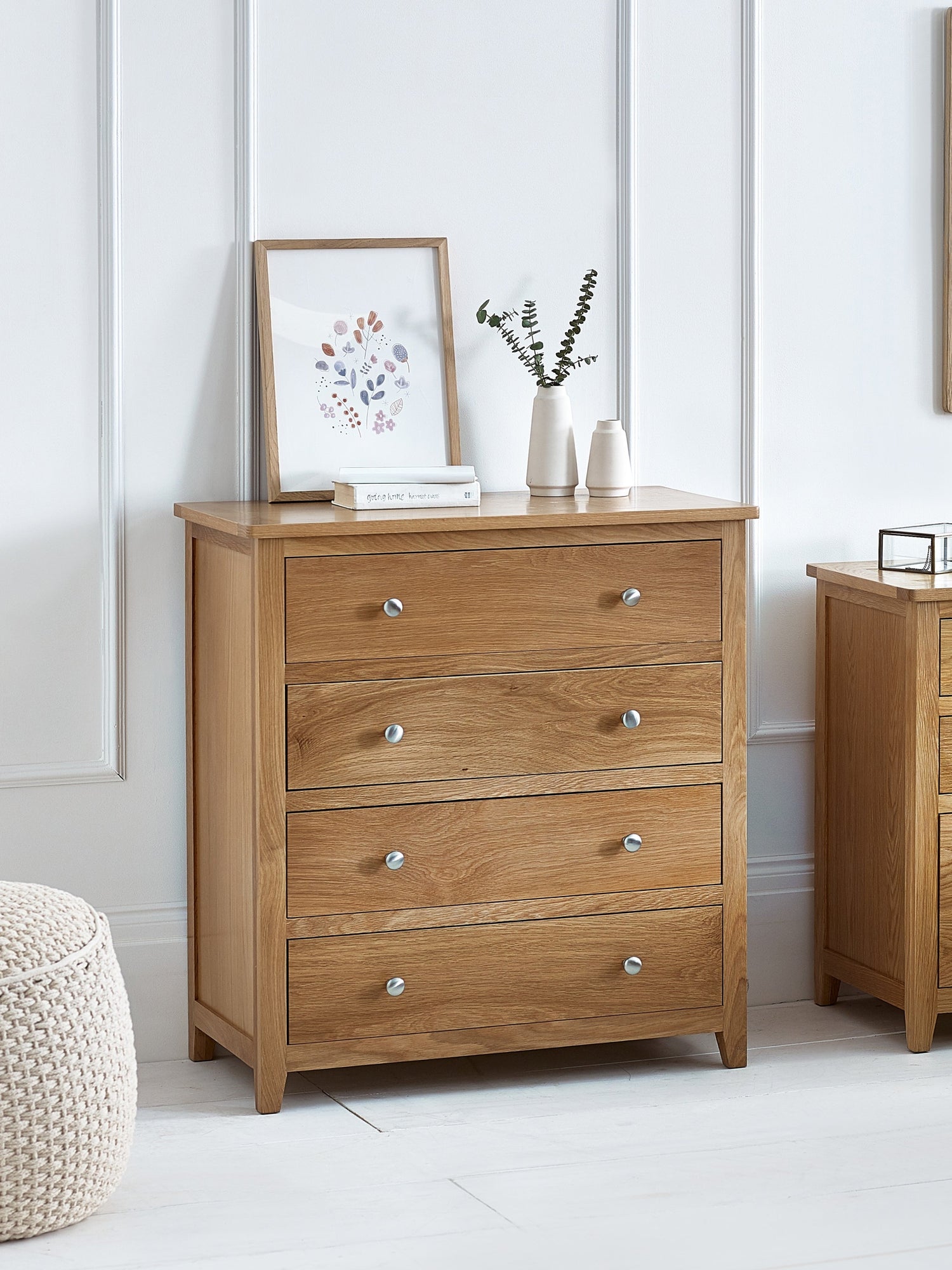 Maeve 4 Drawer Chest Oak