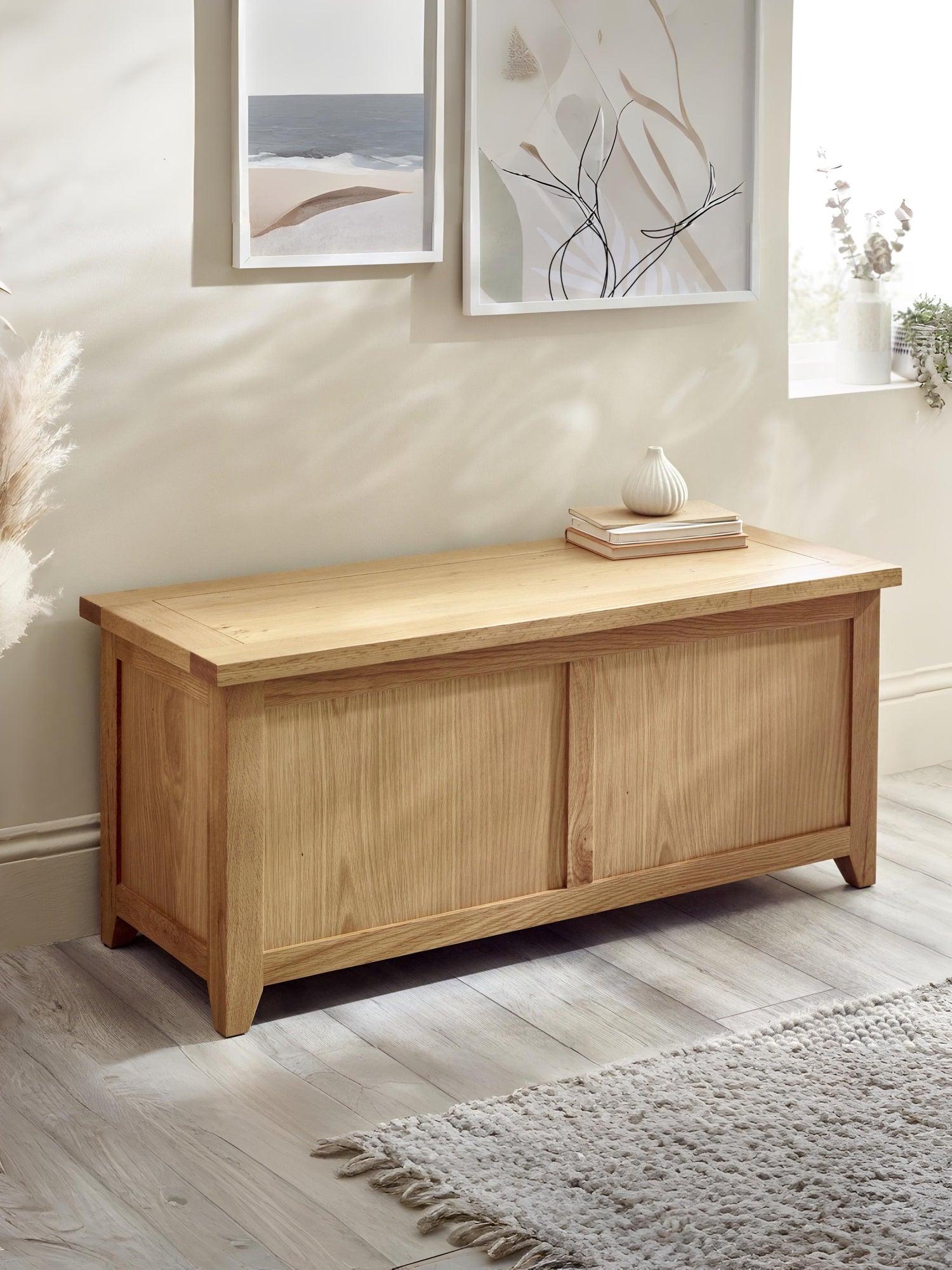 Maeve Storage Bench Oak