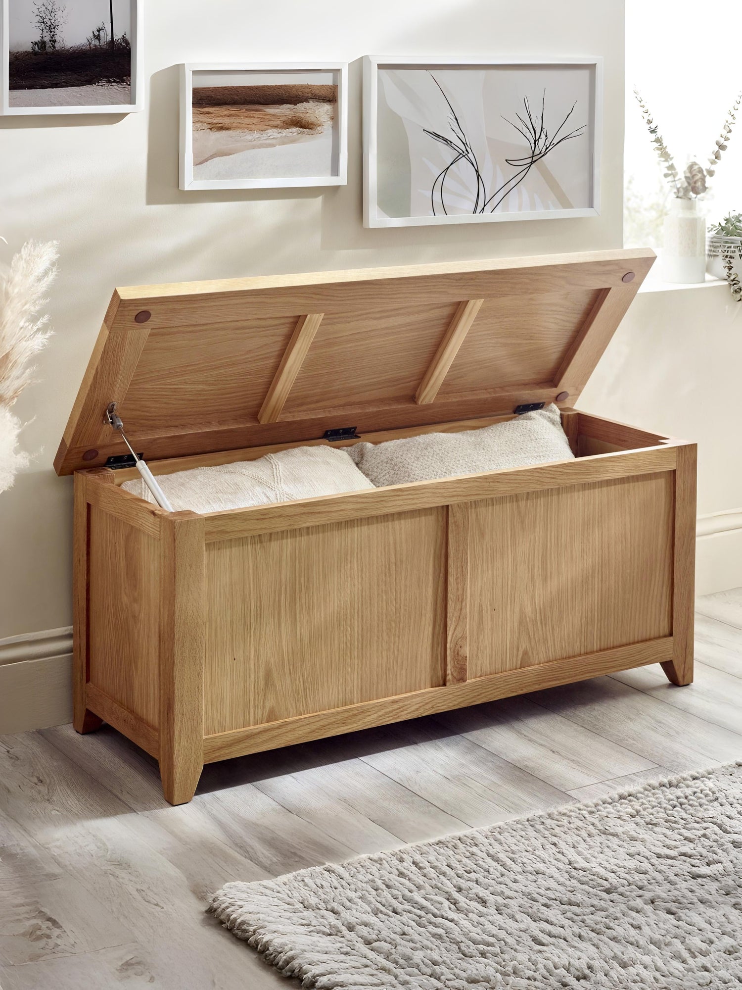 Maeve Storage Bench Oak