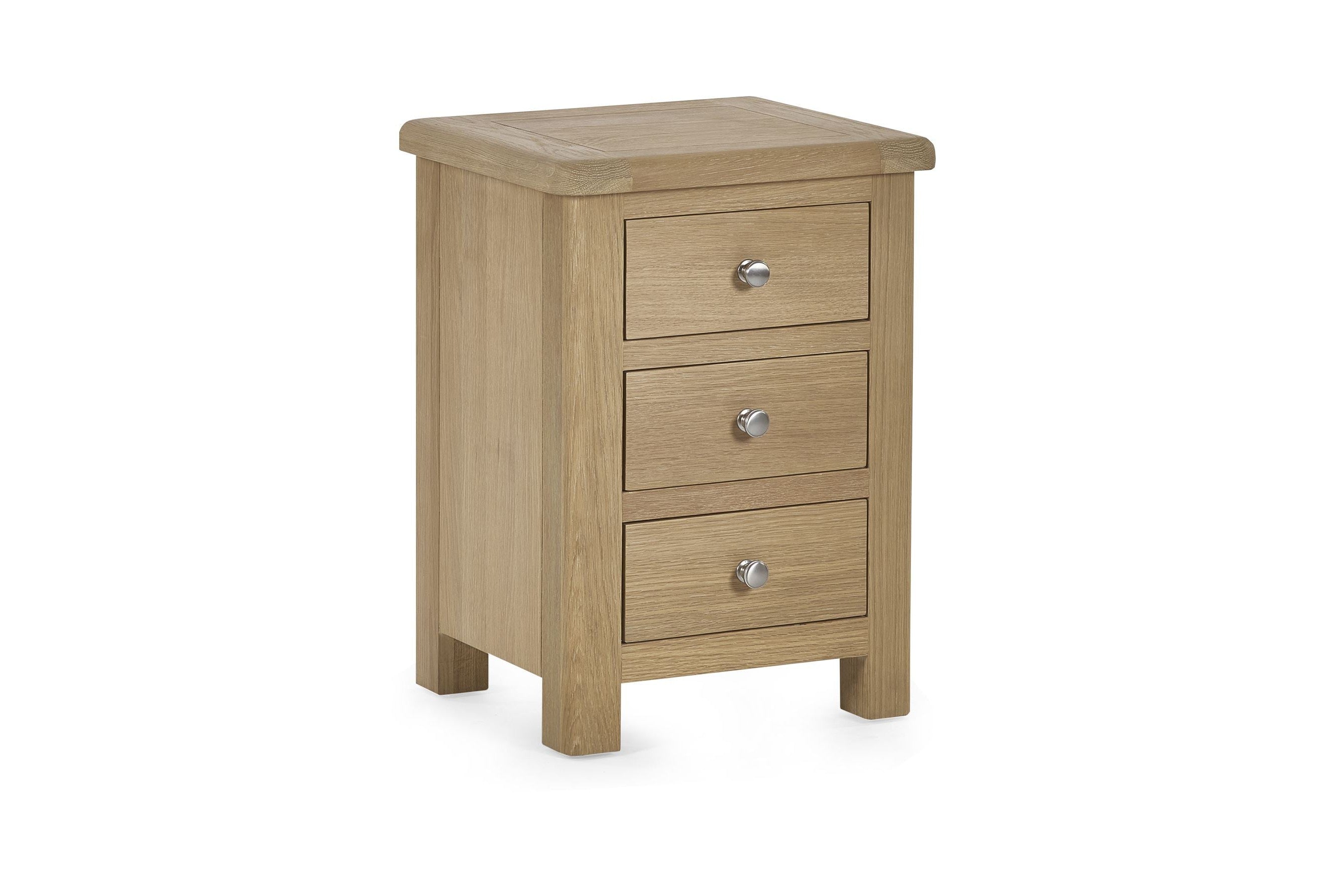 Melissa Bedside Limed Oak 3 Drawer