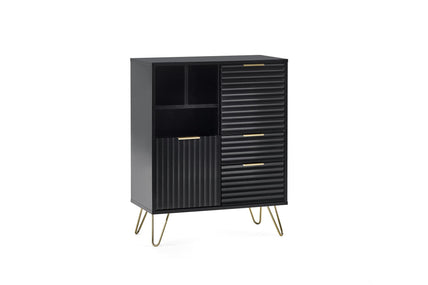 Mira 2 Door 2 Drawer Sideboard Black