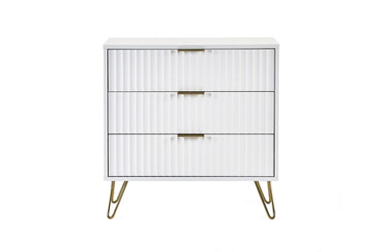 Mira Chest White 3 Drawer