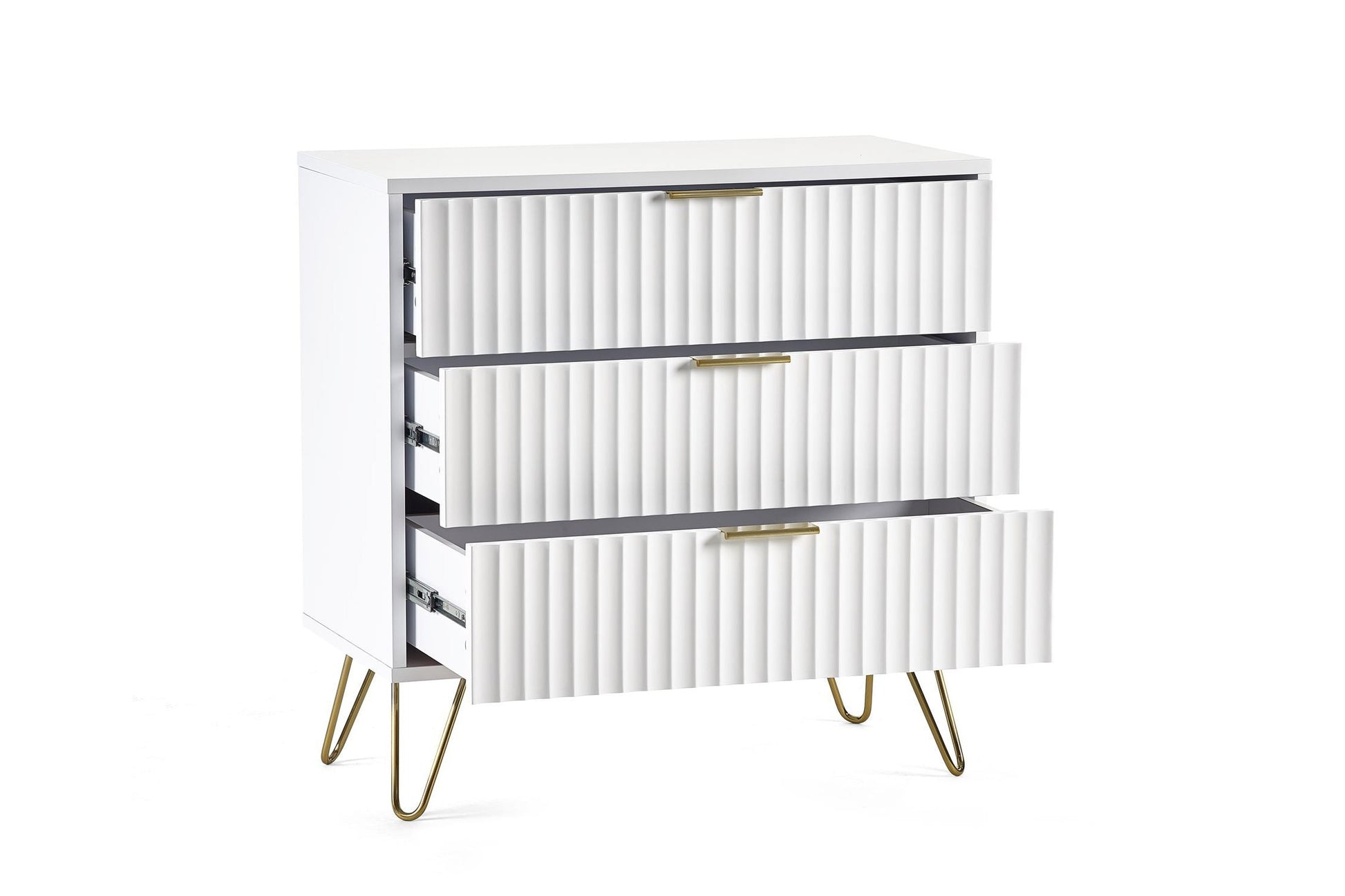 Mira Chest White 3 Drawer