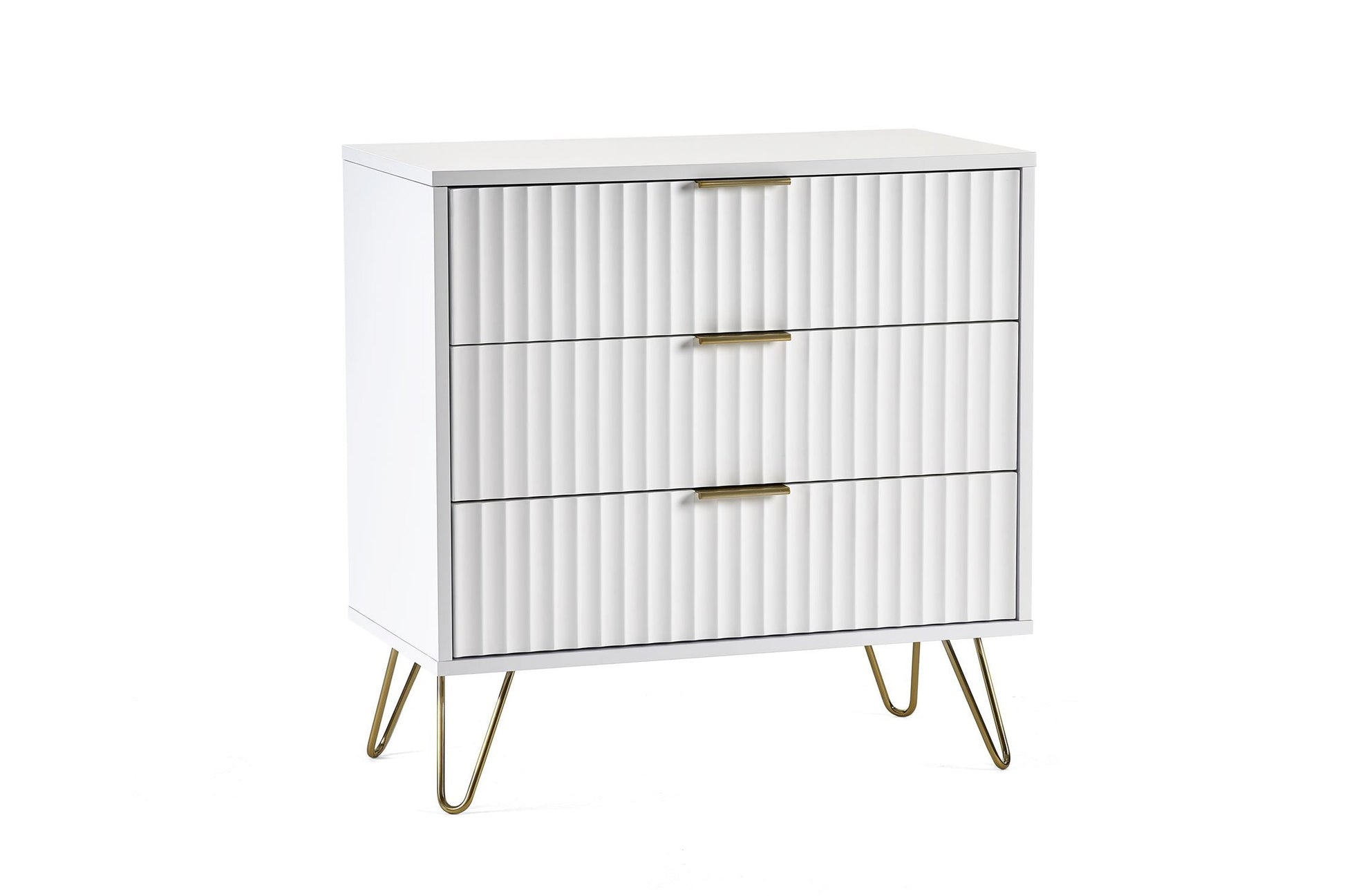 Mira Chest White 3 Drawer