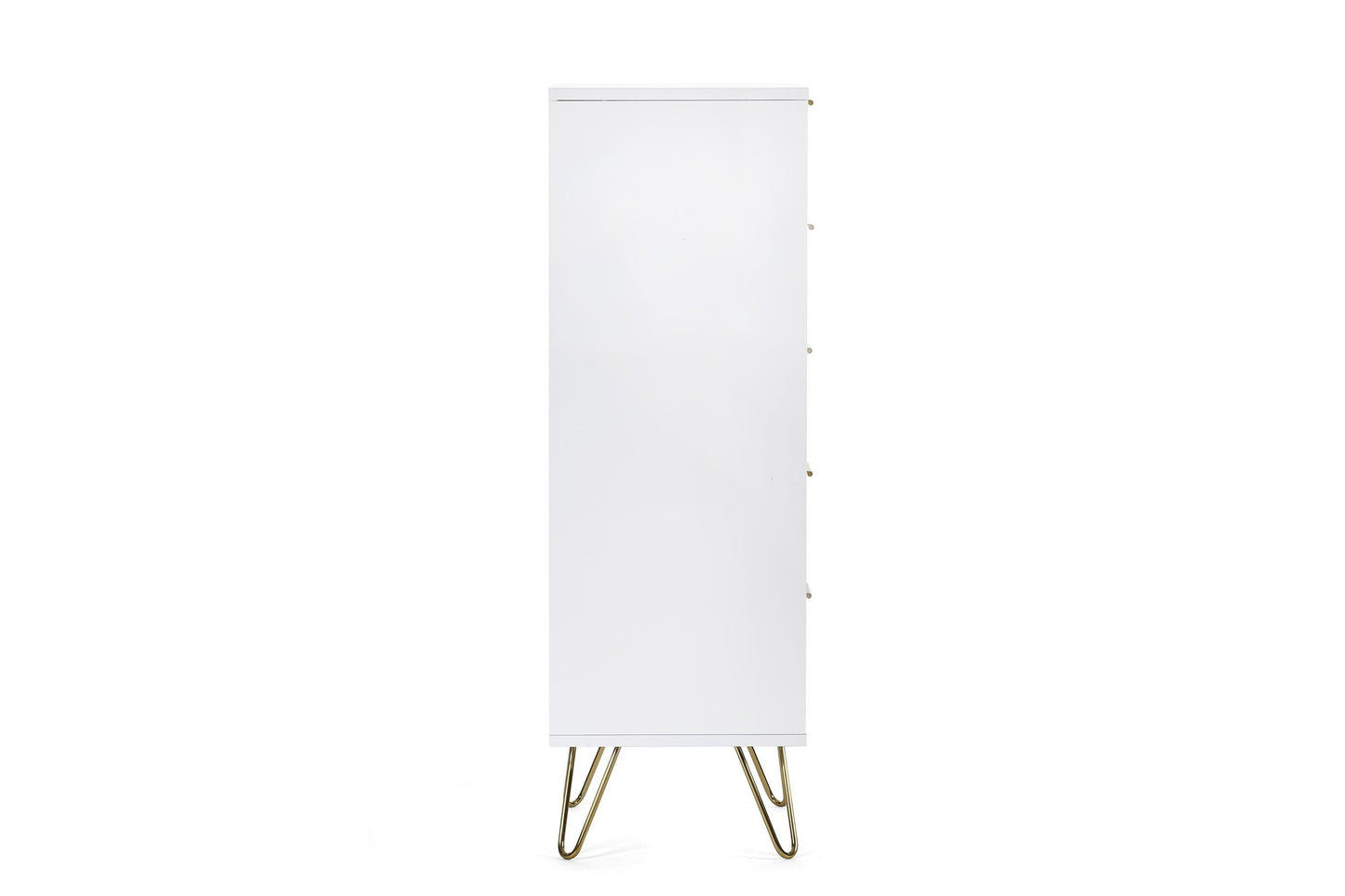 Mira Chest White 5 Drawer Tall