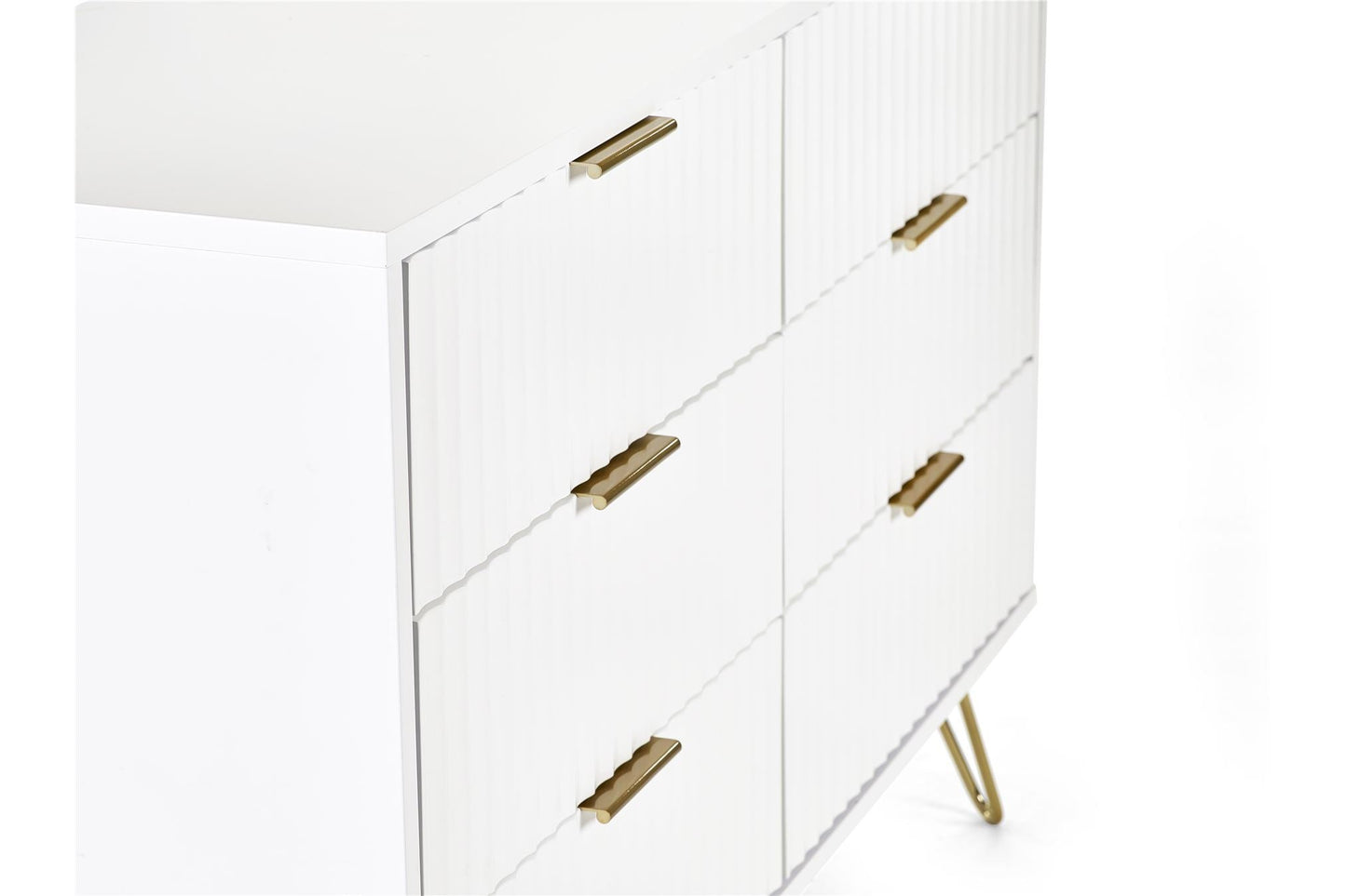 Mira Chest White 6 Drawer