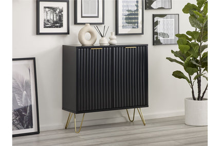 Mira Compact Sideboard Black