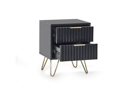 Mira Lamp Table Black