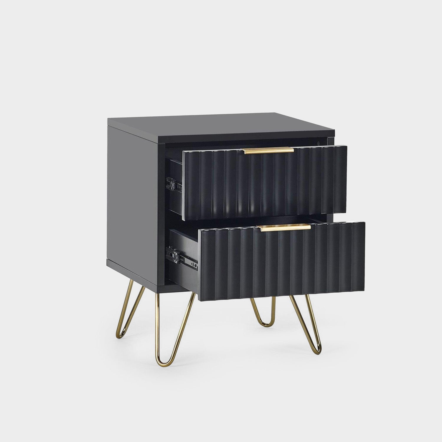 Mira Lamp Table Black