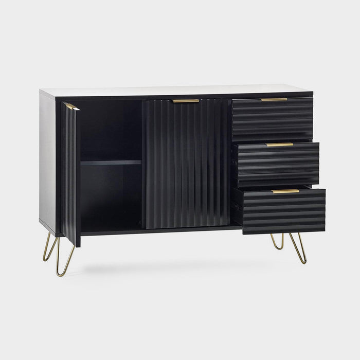 Mira Large Sideboard Black