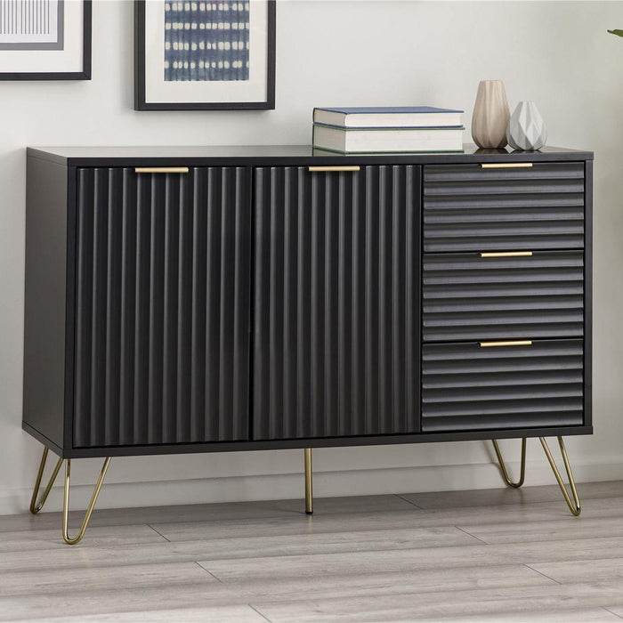 Mira Large Sideboard Black