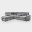 Mirella Sofa Bed Left Hand Facing Corner Dark Grey