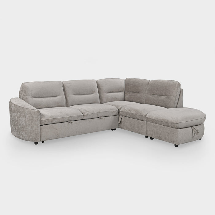 Mirella Sofa Bed Right Hand Facing Corner Grey