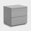 Monarch 2 Drawer Bedside Grey