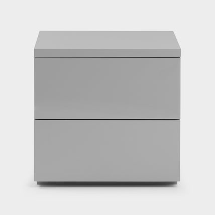 Monarch 2 Drawer Bedside Grey