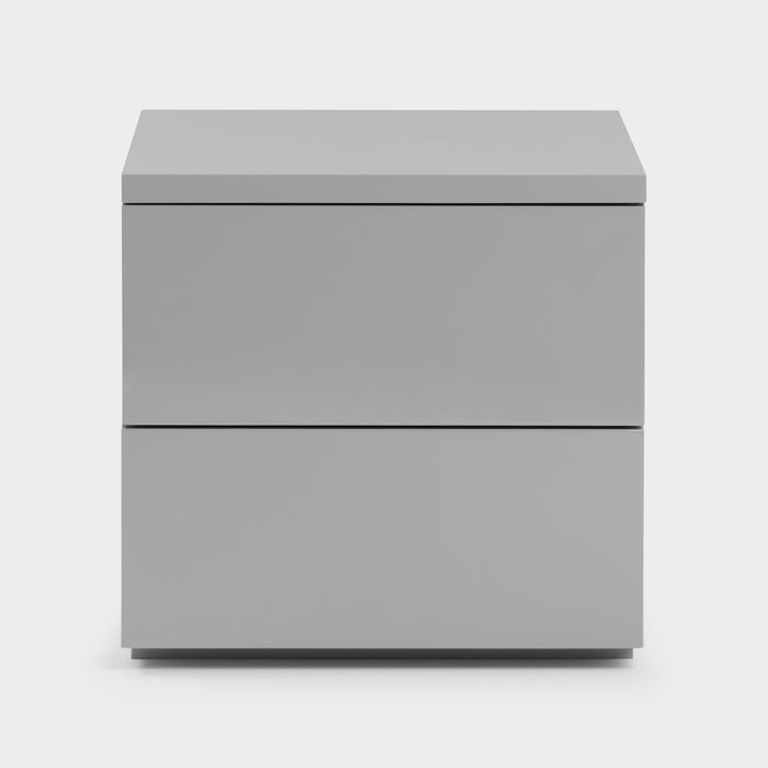 Monarch 2 Drawer Bedside Grey