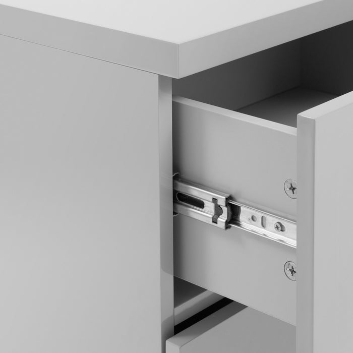 Monarch 2 Drawer Bedside Grey