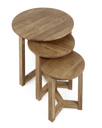 Nami Nest Of 3 Tables Oak