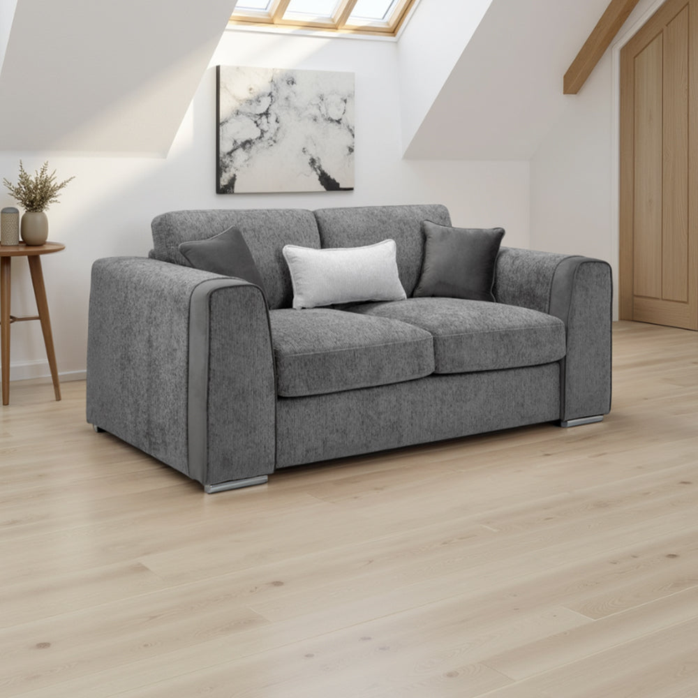 Naples Sofa Grey 2 Seater