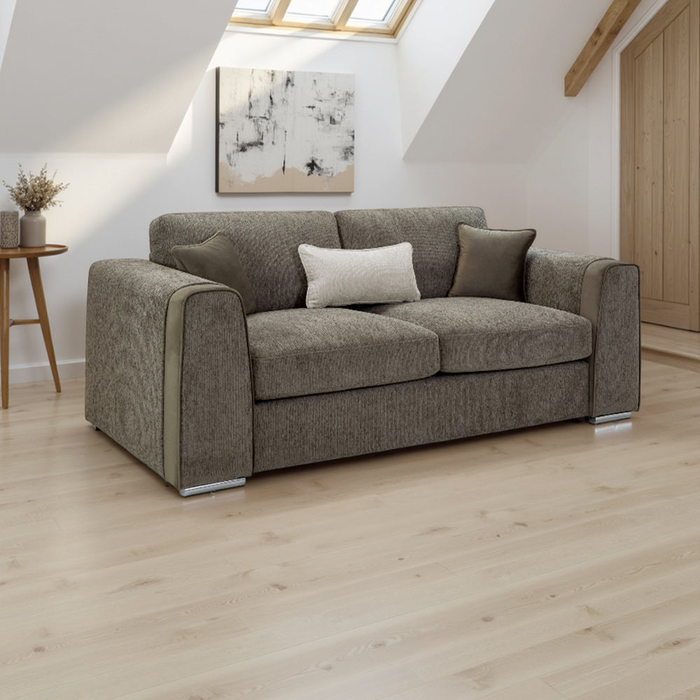 Naples Sofa Mocha 3 Seater