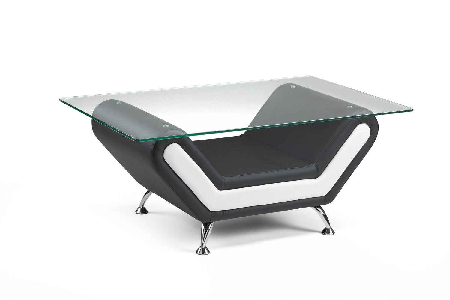 Napoli Sofa Black/White Coffee Table