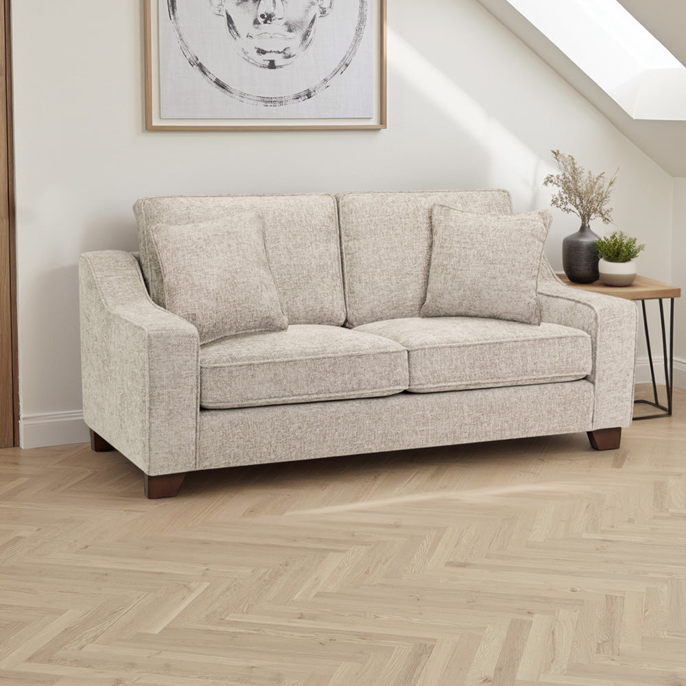 Nebraska Sofa Stone 3 Seater