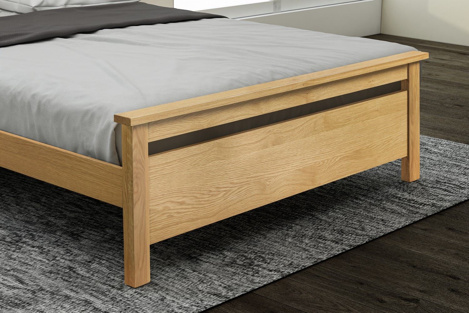 Nero Bed Frame King Oak