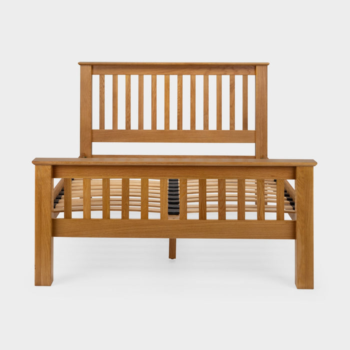 Abbot Bed Frame Kingsize Light Oak