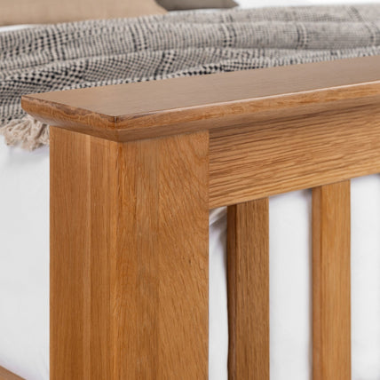 Abbot Bed Frame Superking Light Oak