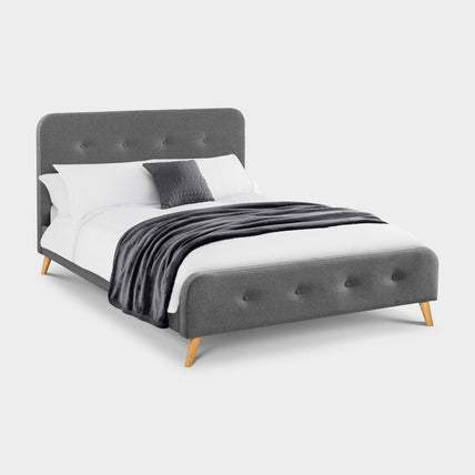 Anya Bed Frame Kingsize Grey