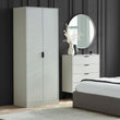 Asa 2 Door Wardrobe Silk Grey